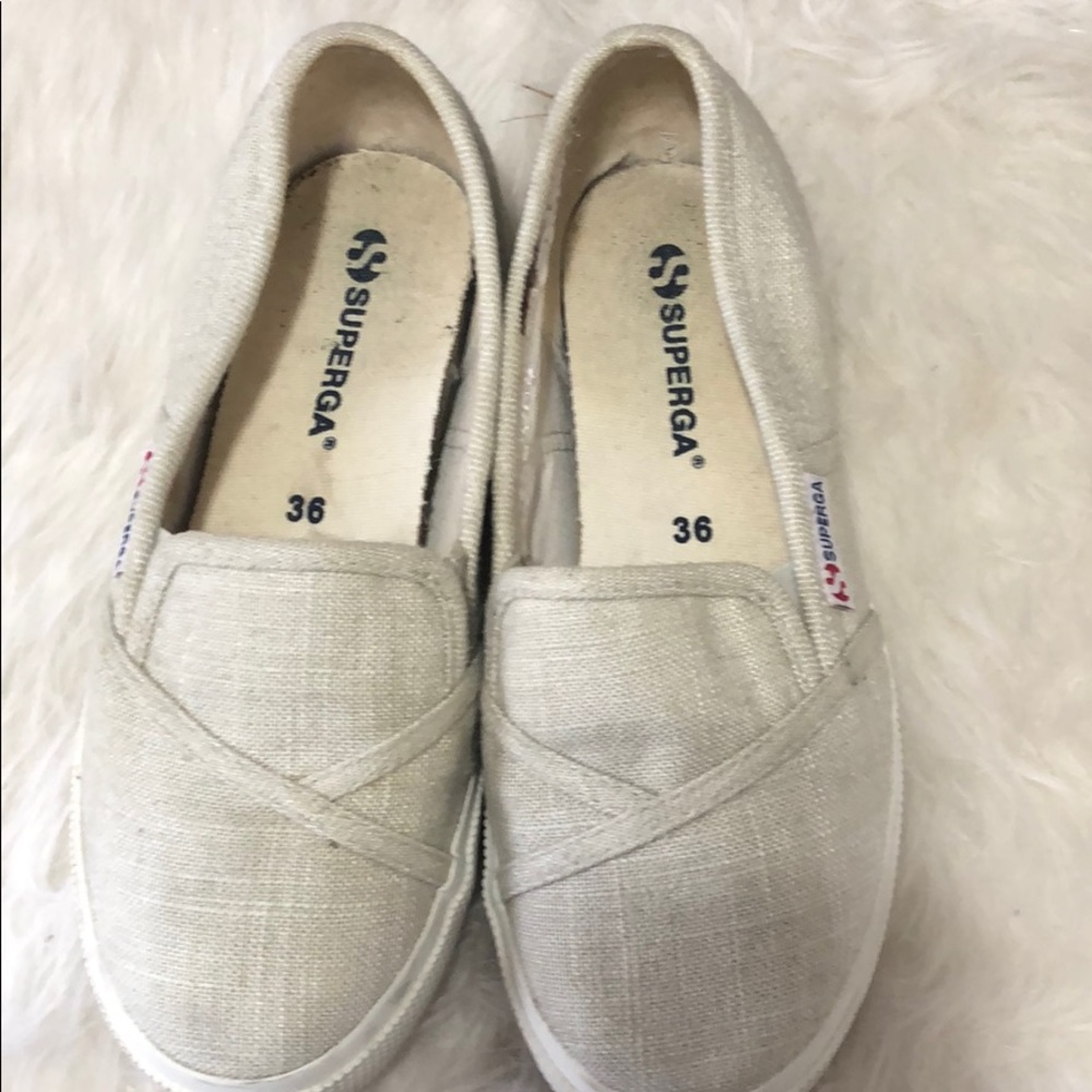 Superga Canvas Loafer Style Slip-Ons
